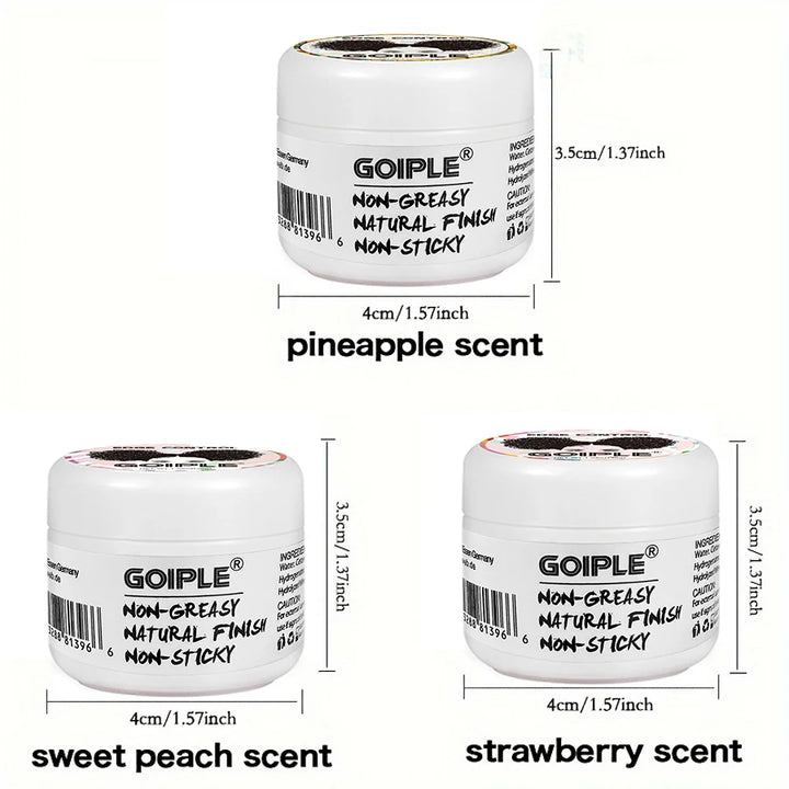 GOIPLE 30G Edge Control for 4C Curls Hair Styling Cream Tames Broken and Fix Bang Pomade Mini Small Hair Gel