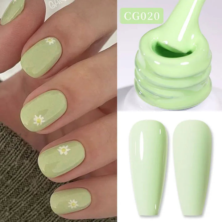 BORN PRETTY Jelly Nude Gel Nail Polish 10ml Light Pink Peach Translucent Color UV Light Cure Gel Varnish Nail Art DIY at Home