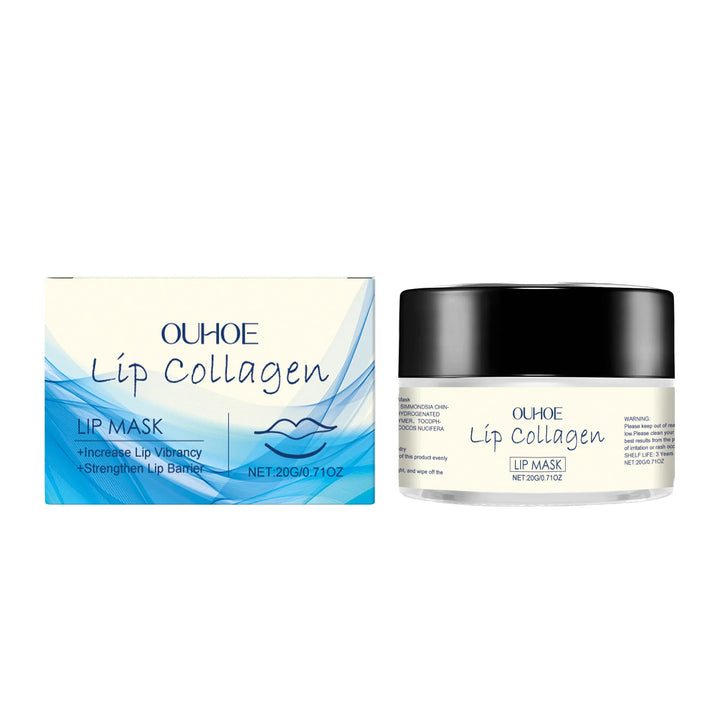 Collagen Lip Mask Improve Dry Prevent Cracked Remove Chapping Fade Fine Lines Moisturizing Soothing Smoothing Repairing Lip Mask