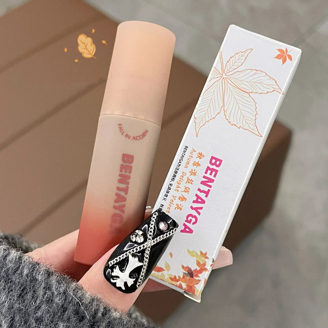 Rose Red Brown Stain Lip Gloss Waterproof Long-lasting Easy To Wear Velvet Lip Mud Autumn/Winter Ambience Korean Makeup Lip Tint