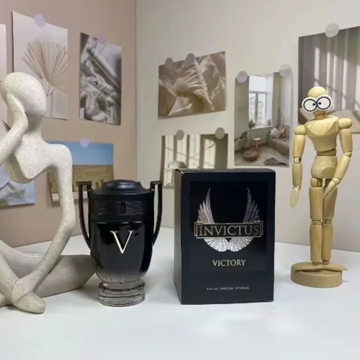 100ML 3.4FL.OZ Men's Perfume Woody Aquatic Notes Fresh Ocean Fragrance Spray Parfum Warrior Trophy Perfume Long-lasting Male