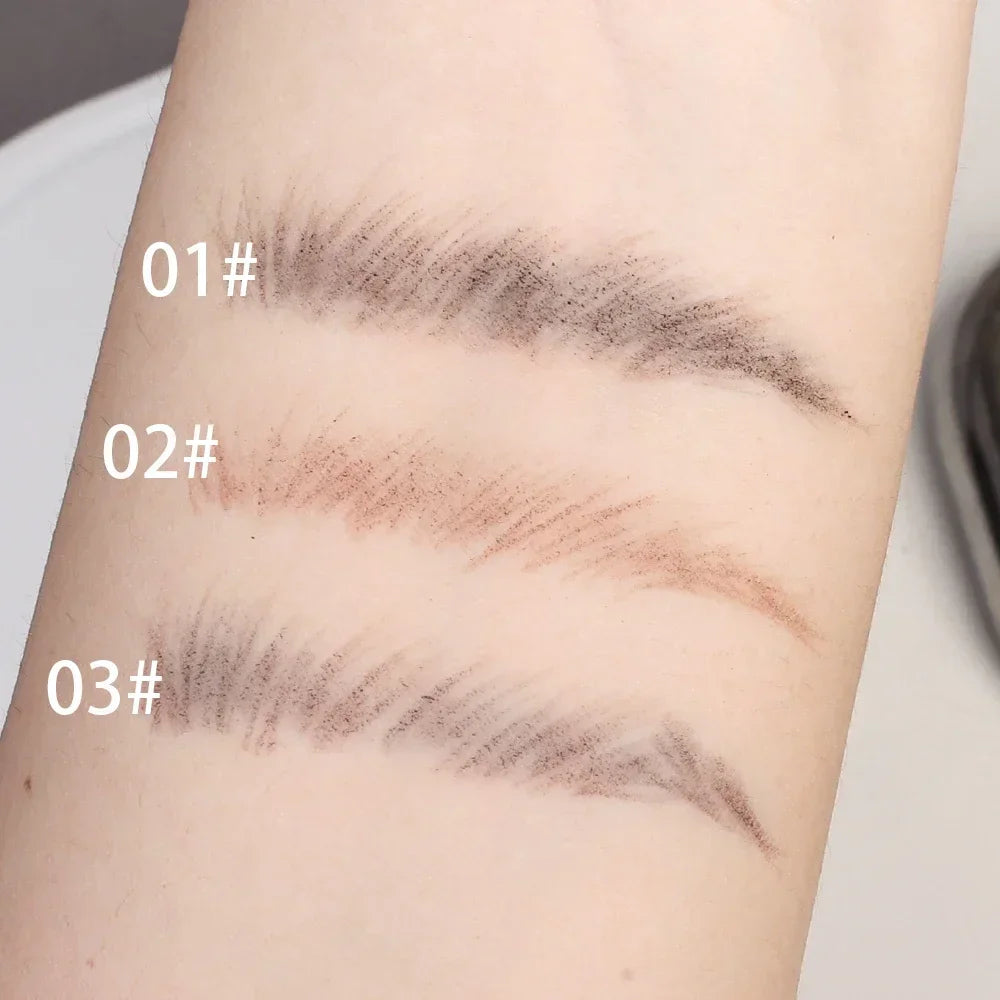 Microblading Eyebrow Pen Makeup Waterproof Lasting Matte Black Brown Non-Smudged Eye Brow Pencil Tint Korean Make Up Cosmetics