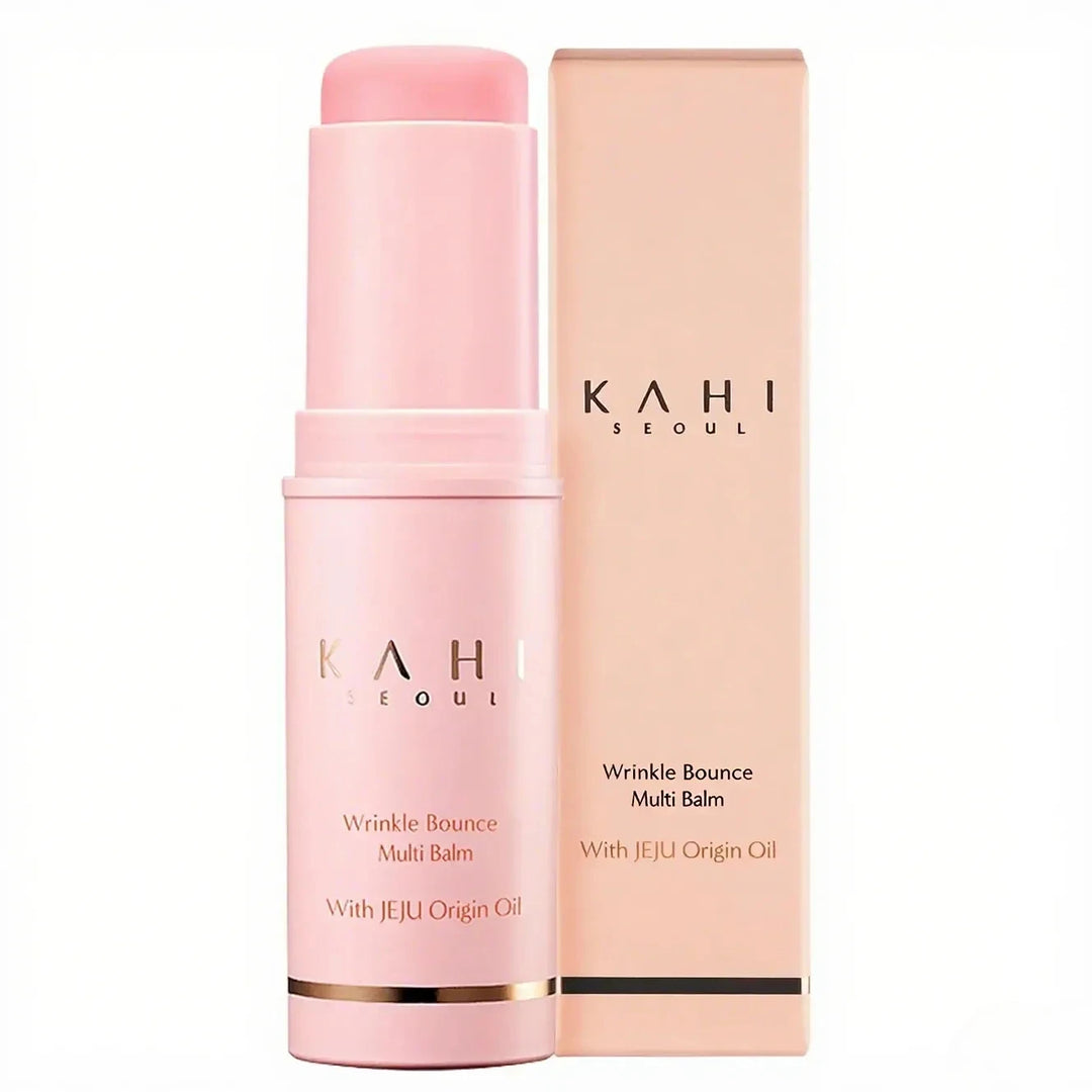 KAHI Eye Balm Stick Acetyl Hexapeptide 8 Dark Circles Wrinkle Reduction Puffiness Care Metal Head Massage Korean Skincare