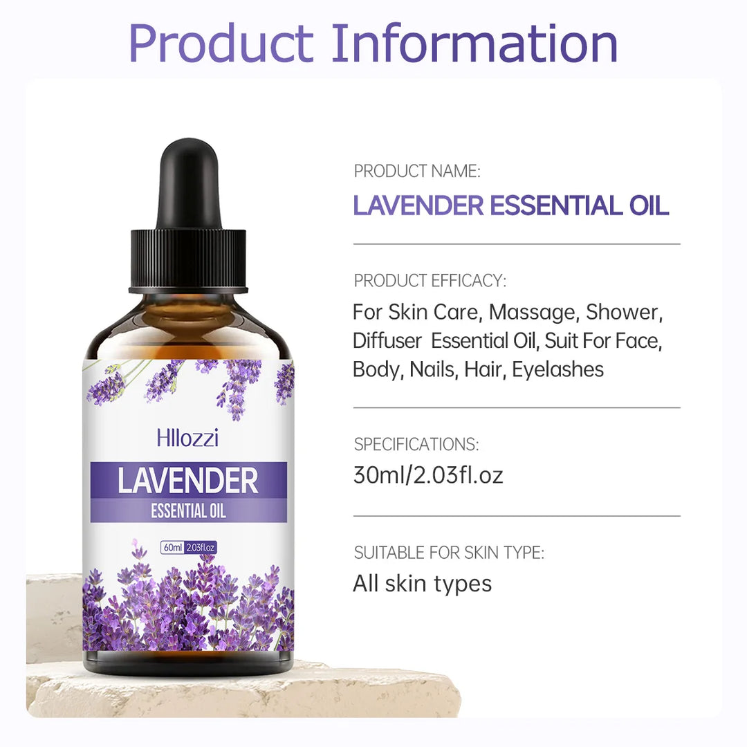 Lavender Essential Oil Facial And Body Skin Care Moisturizing And Hydrating Massage, Handmade DIY Candle And Soap Making
