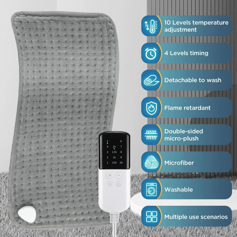 NEW Electric Heating Pad Multifunctional Physiotherapy Heating Pad Warm Blanket For Back Legs Shoulders Neck Spine Pain Relief