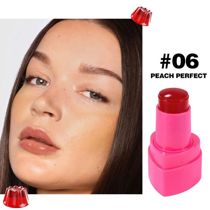 Lip Cheek Jelly Blush Stick Water Tint Lightweight Long Lasting Makeup Blusher Cosmetics Natural Flush Beauty