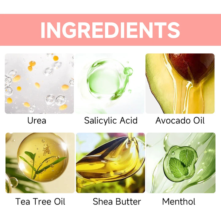 SUYARUN 60% Urea Cream & Peach Scented Foot Balm Stick Combo – Intensive Cracked Heel Repair, Deep Moisturizing and Hydration.