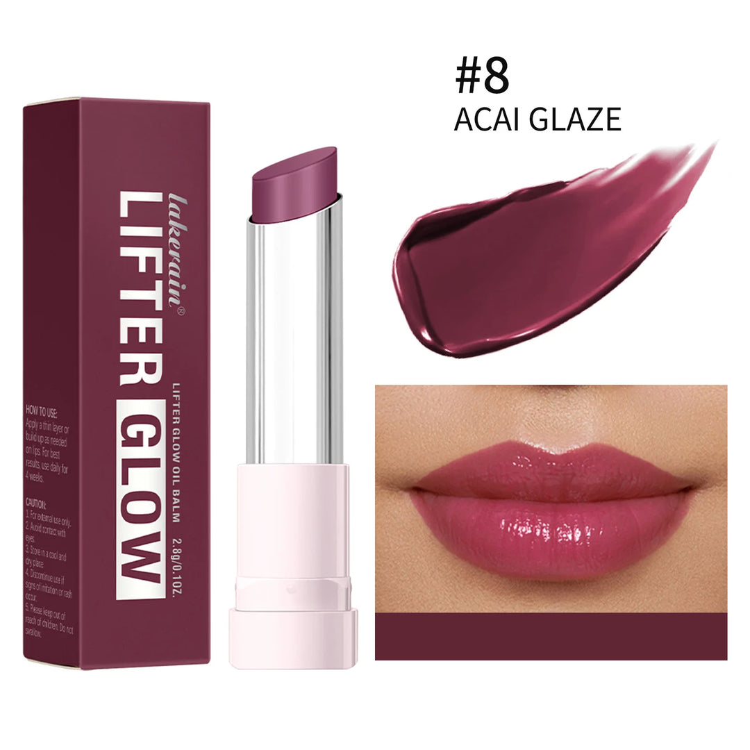 Lifter Glaze Oil Lip Balm with Hyaluronic Acid and Hydrating Oil Blend Lip Balm with 24HRs of Smooth Moisturizing Pink
