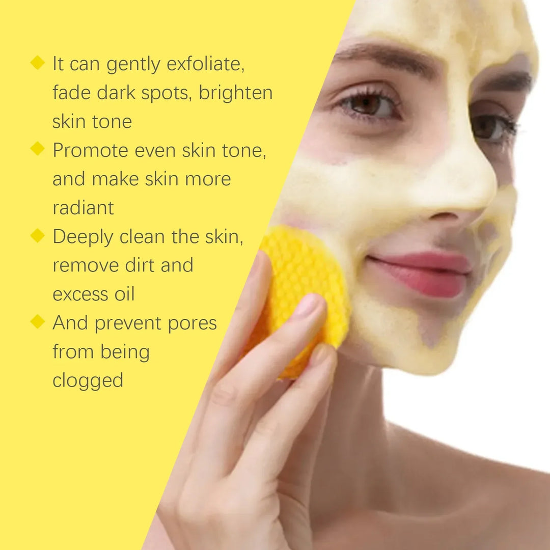 Turmeric Kojic Acid Cleansing Pads Exfoliating Pads Removing Dead Skin Shrink Pores Smooth Brightening Skin Face Cleansing