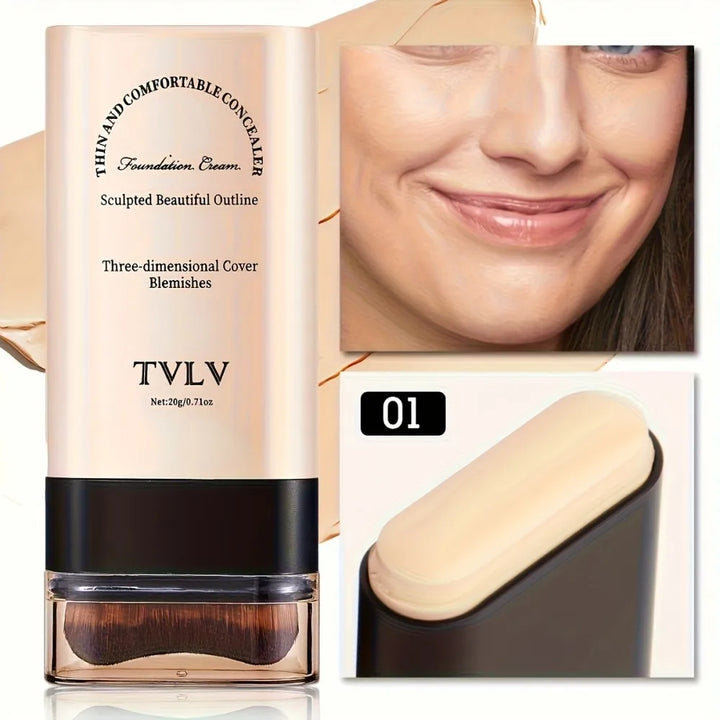 Hot Sale Lightweight Foundation Stick Long-Lasting Full Coverage Moisturizer Natural Finish Makeup Foundation Stick