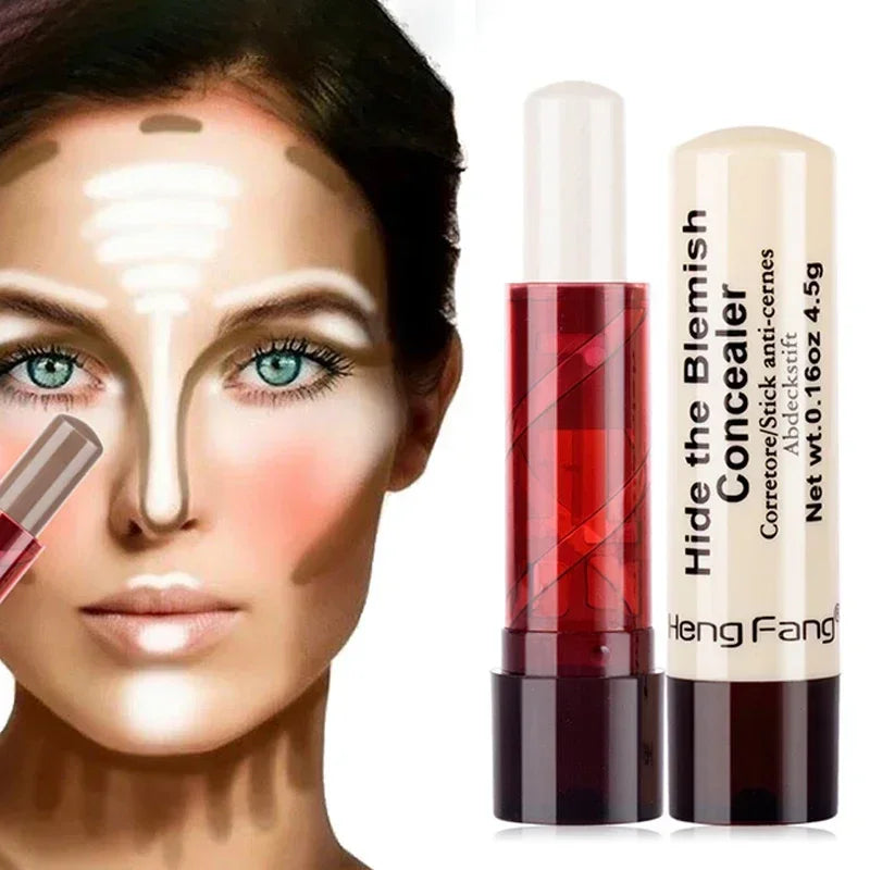 Hot Makeup Face Blush Contour Highlighter Stick Foundation Dark Circles Corrector Bronzer Base Concealer Pencil Face Foundation