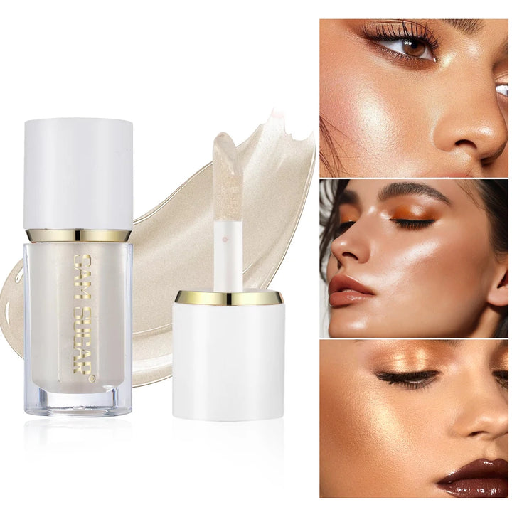 Facial Liquid Fluorescent Powder Antique Bronze Contour High Gloss Liquid Makeup Facial Shiny High Gloss