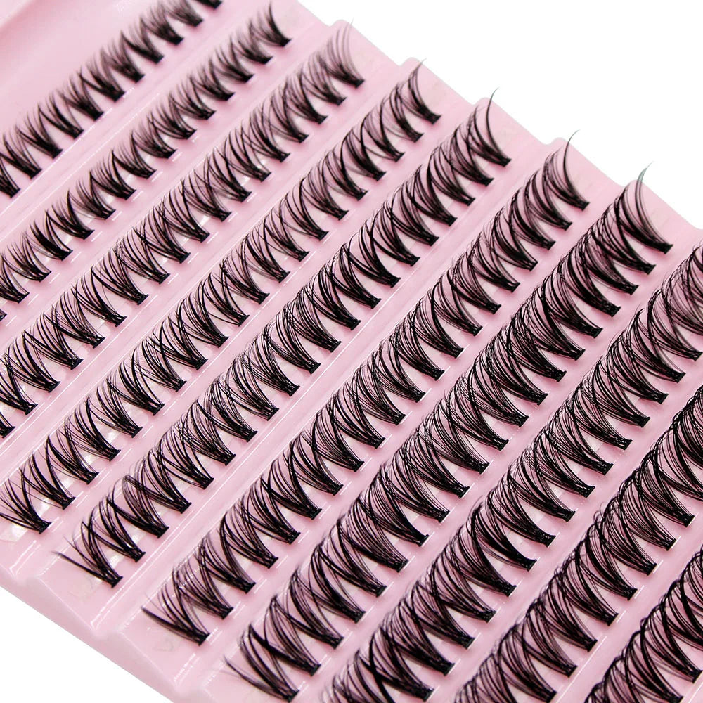 Big Capacity Super Bunch DIY Cluster Lashes 8-16mm Mix Charm Style Eyelashes Extension False Eyelash Makeup Tool Russian Volume