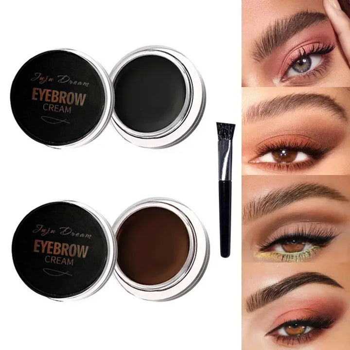 2 color Wild Eyebrow Styling Eyebrow Cream Styling Eyebrow Gel Soap Wax brown black Eyebrow Cream