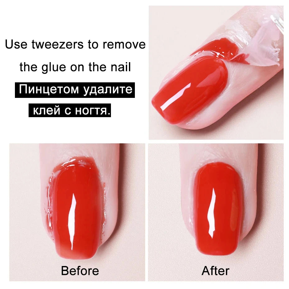 15ml Peel Off Latex Antifreezing Nail Liquid Anti-overflow Glue Nail Edge Protection Fast Dry Nail Skin Care Tool With Tweezer