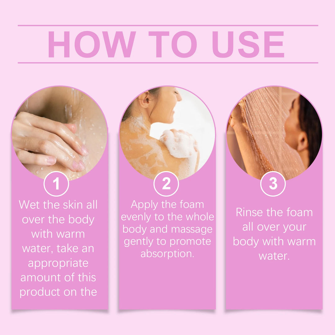 Exfoliating Shower Gel Deep Cleansing Reduce Dead Skin Moisturizing Improve Skin Dryness Oil Control Smooth Brighten Bath Lotion