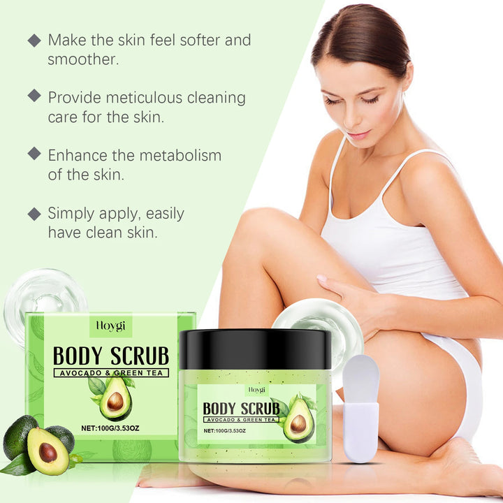 Matcha Body Scrub Gentle Exfoliating Cleansing Pores Effectively Removes Dirt Smooth Skin Nourishing Skin Scrub Nourishing Care
