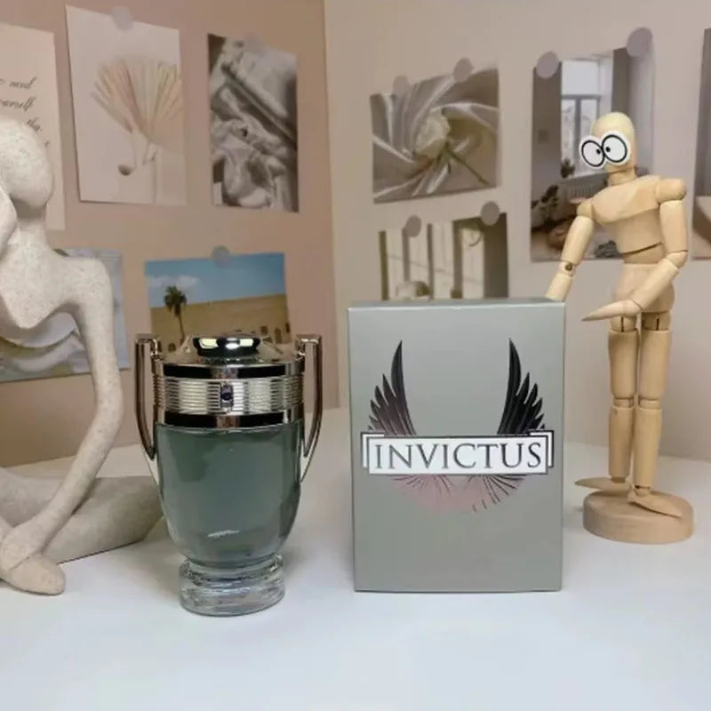 100ML 3.4FL.OZ Men's Perfume Woody Aquatic Notes Fresh Ocean Fragrance Spray Parfum Warrior Trophy Perfume Long-lasting Male