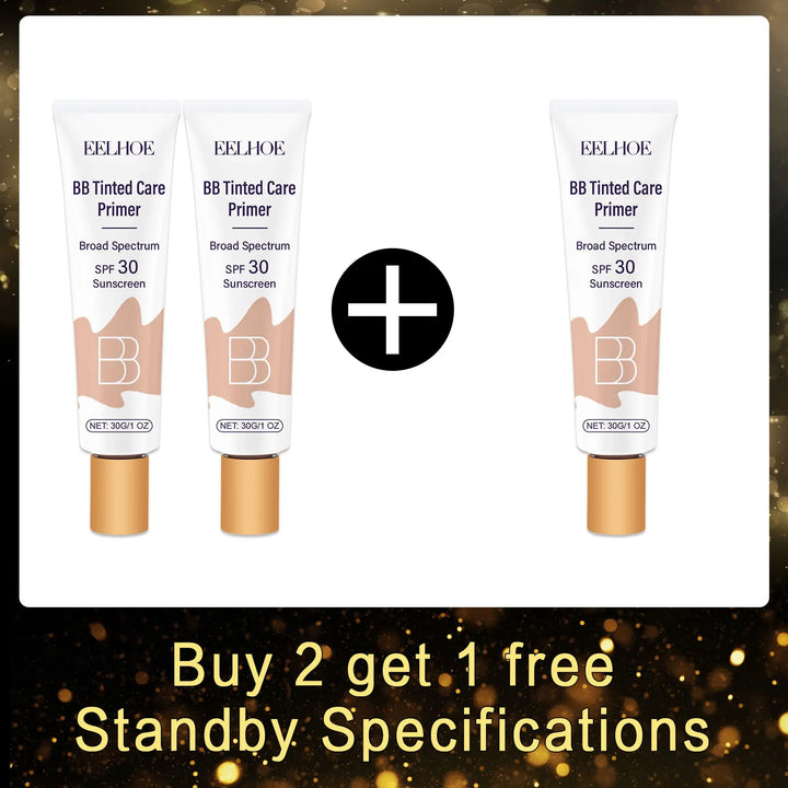 EELHOE BB Cream Makeup Foundation Full Coverage Concealer Waterproof Sunscreen Spf 30 Skin Glow Products Brightening Face Primer