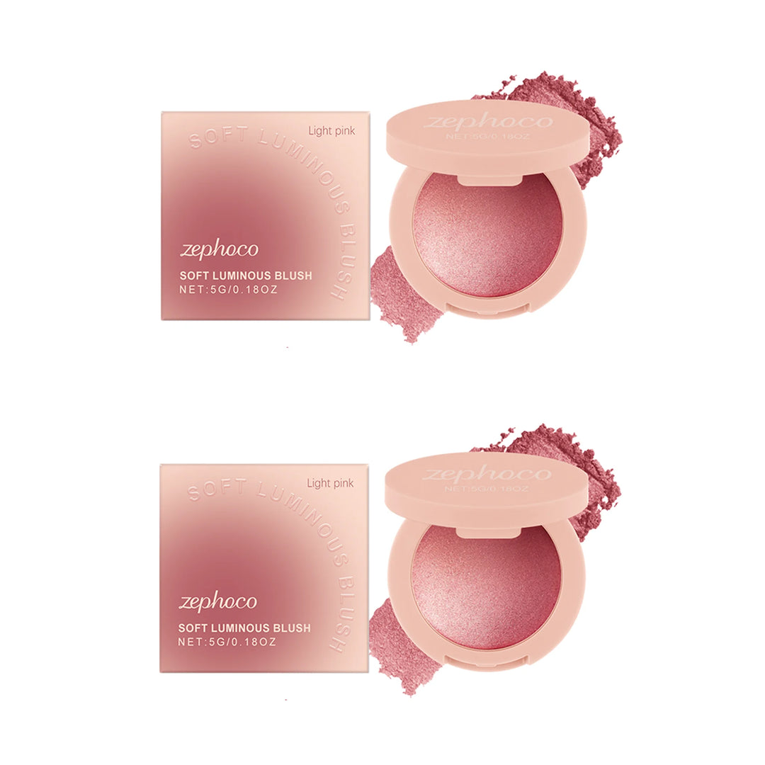 Pearl Blush with Soft Light Pink Powder Blush for a Natural Flush Radiant Finish Long Lasting Buildable Delicate Long Lasting