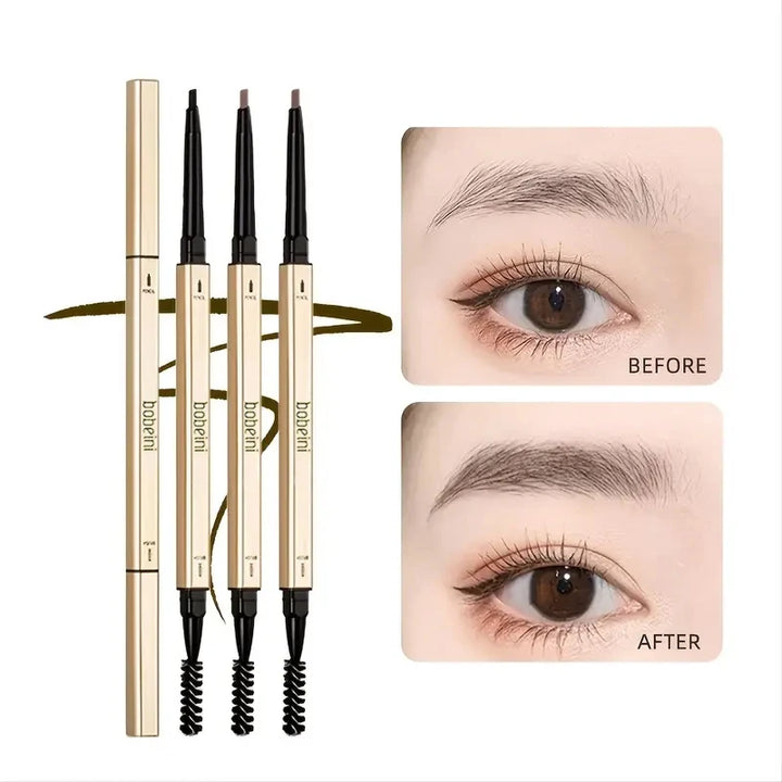 Waterproof Eyebrow Pencil, Eyebrow Pencil For Beginner, Extremely Fine Double-headed Eyebrow Pencil, Durable And Long Lasting