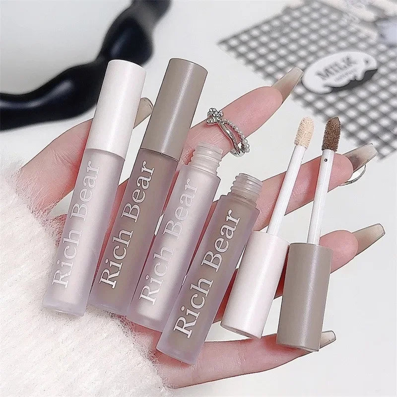 Brown Bronzer Contouring Stick Waterproof Liquid Texture Highlighters Shadow Contouring Pencil Face Brightening Cosmetics Makeup