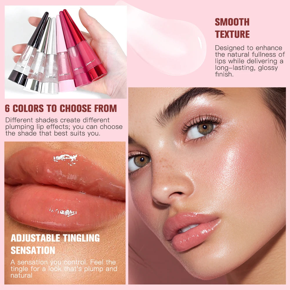 Lip Plumper Reedle Shot Plumping Serum Moisturizing Anti-Wrinkle Lip Gloss Transparent Plump Sexy Lips Care Korean Cosmetics