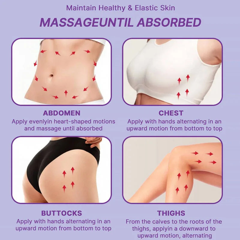 Stretch Marks Repair Cream Fade Lines Improve Duliness Tightness Long-lasting Moisturizing Smooth Enhance Elasticity Body Care