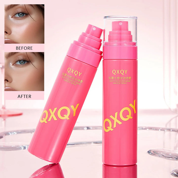 QXQY Waterproof Setting Spray Glossy Matte Base Makeup Control Oil Non-Sticky Waterproof Make-up Fixer Spray for All Skin