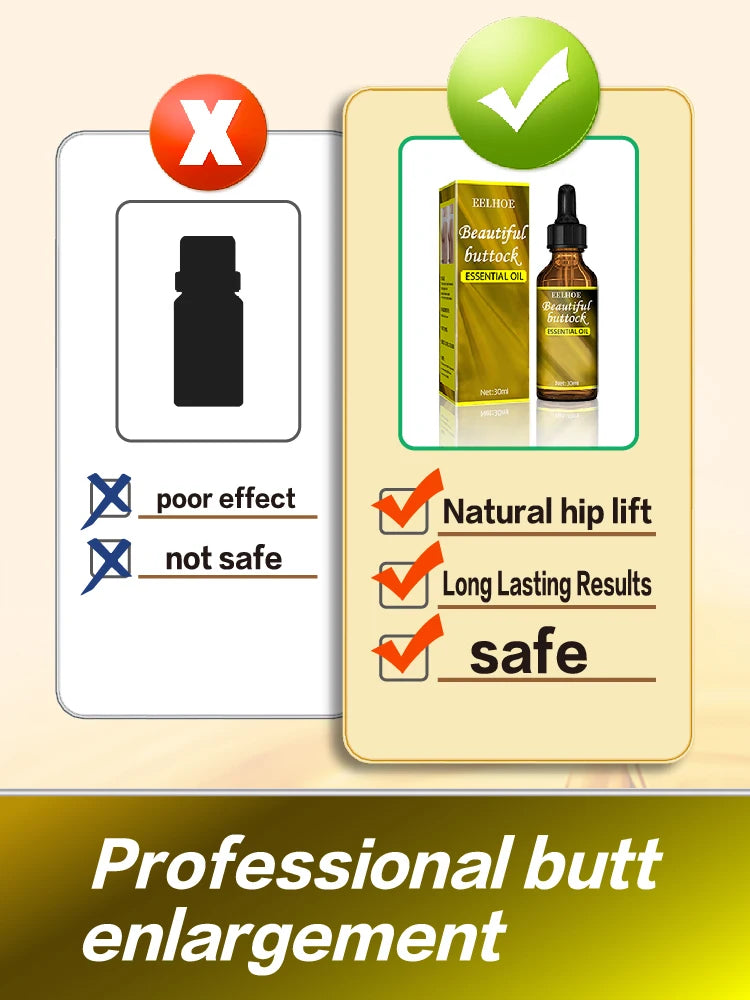 Hip Up Essential Oil Buttock Enlargement Cream Effective Lifting & Firming Butt Hip Lift Beauty Big Ass