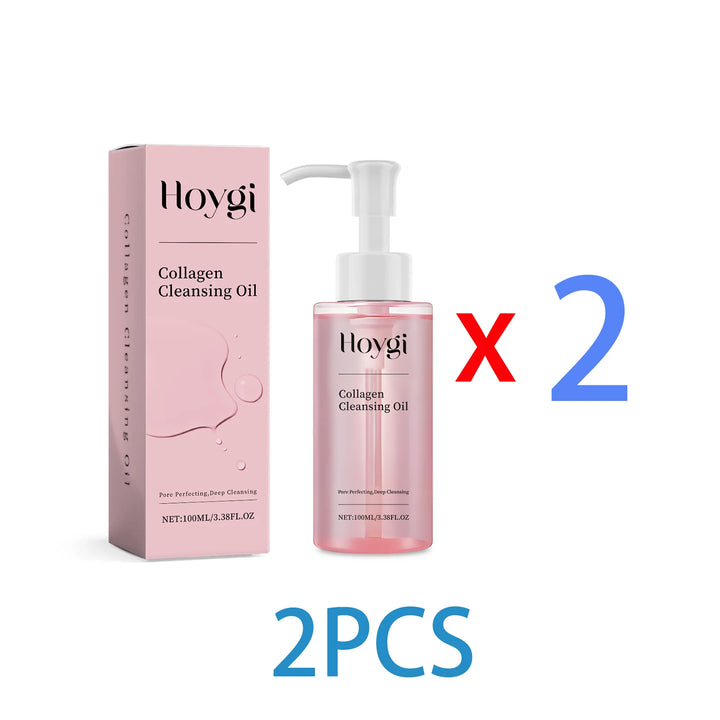 Gentle Collagen Makeup Remover for Sensitive Skin Waterproof Pore Cleansing Non Comedogenic 100ml Travel Size Facial Cleanser