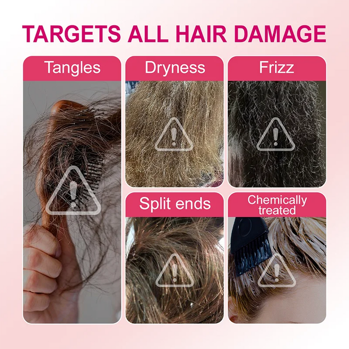 PURC 200g Keratin Hair Mask Straightening Smoothing Collagen Hair Treatment Mask Nourish Repair Damaged Frizz Hair Care Product