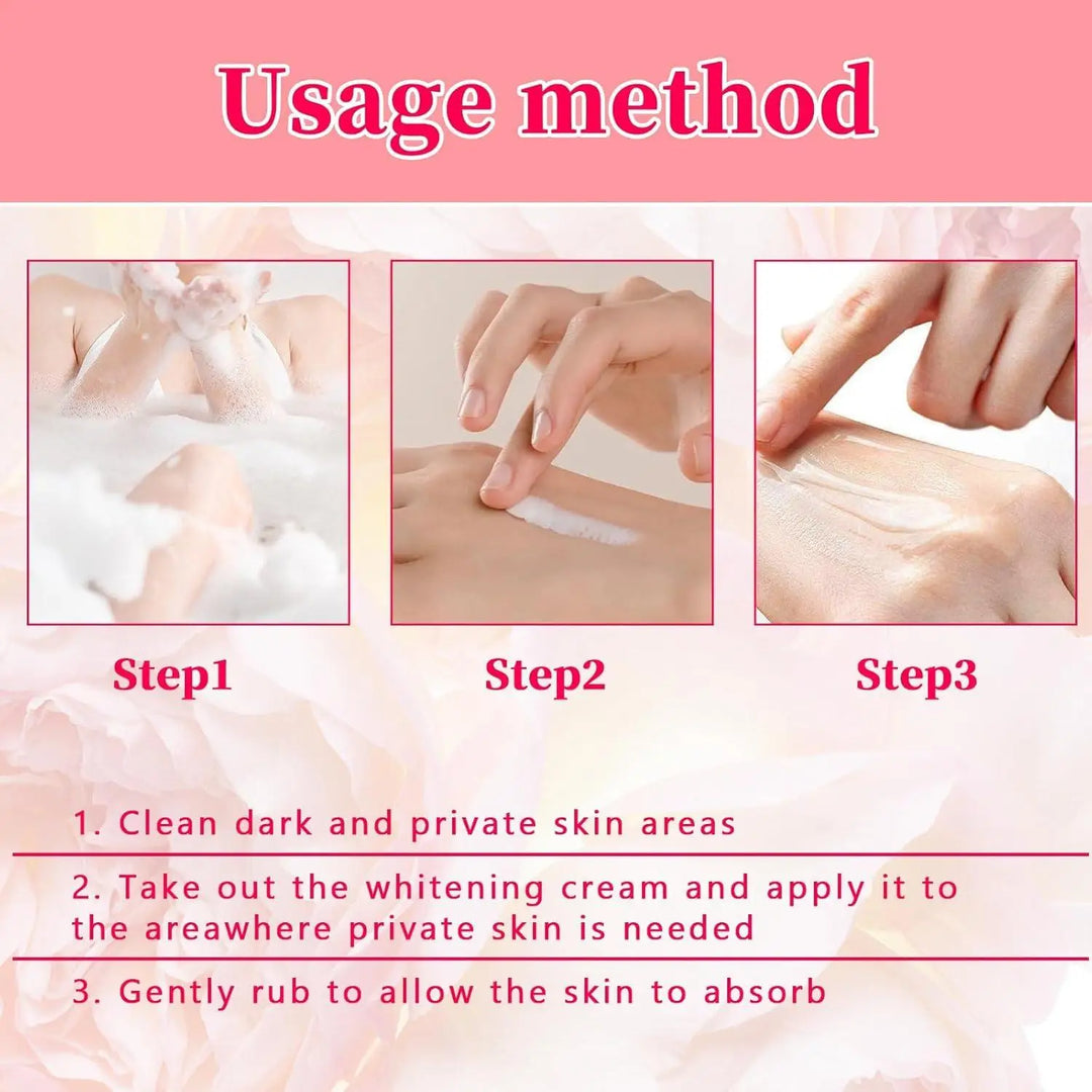 Niacinamide Body Whitening Cream For Underarm Bleaching Armpit Lightening Intimate Area  Moisturizer Korean Skin Care Product