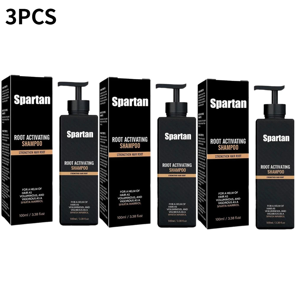 Spartan Root Activator Shampoo Anti Hair Loss Hair Regrowth Non-irritating Fluffy Nourishing Shampoo Hair Care Product