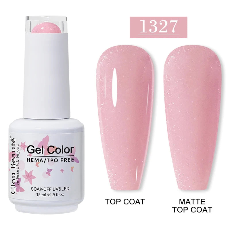 Clou Beaute 15ml HEMA TPO FREE Gel Nail Polish Vernis Semi Permanent UV Nail Art Varnish Lakiery Hybrydowe Manicure Gel Polish