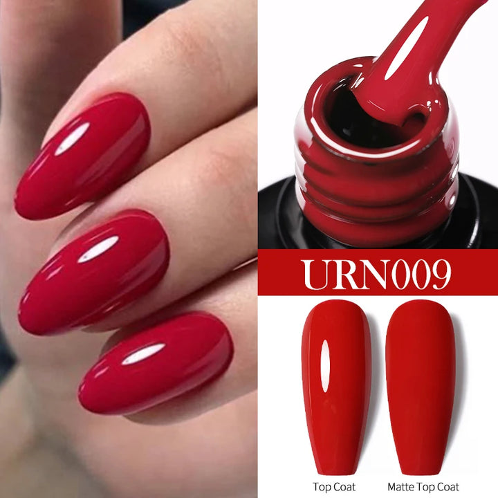 UR SUGAR 7/7.5ml Nude Glitter Color Nail Gel Polish Semi-permanent Varnish Soak Off Nail Art Base Top Coat UV LED Gel Manicure