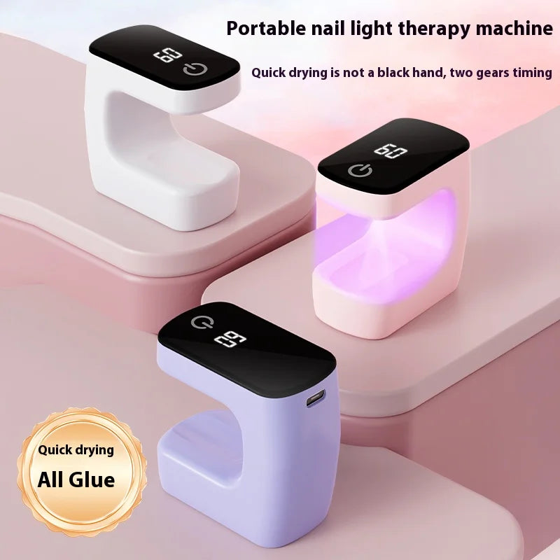 YIKOOLIN USB Mini Nail Dryer UV LED Light for Nails Curing All Nail Gel UV LED Nail Lamp for Home And Travel Use