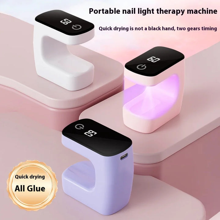 YIKOOLIN USB Mini Nail Dryer UV LED Light for Nails Curing All Nail Gel UV LED Nail Lamp for Home And Travel Use