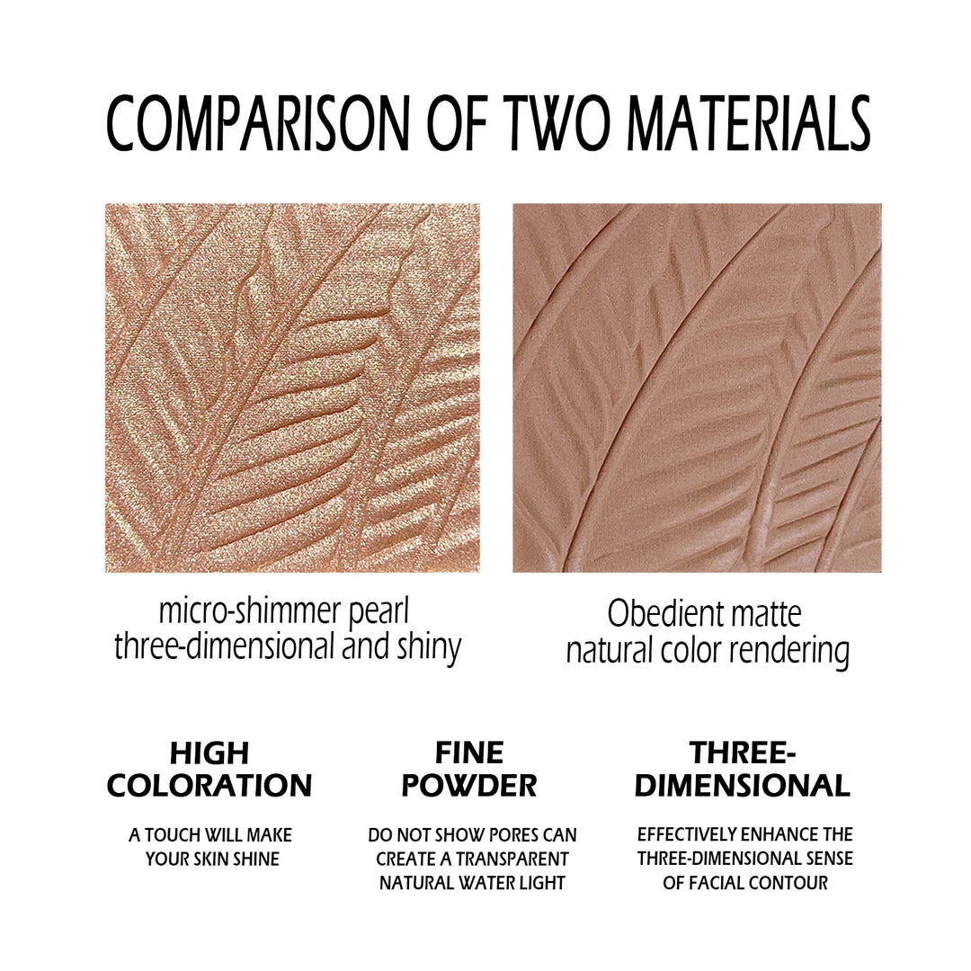 Star Eyes Mini Silver Block 3-in-1 Multifunctional Powder – Highlighter, Eyeshadow & Contour, All-in-One Formula, No Fallout