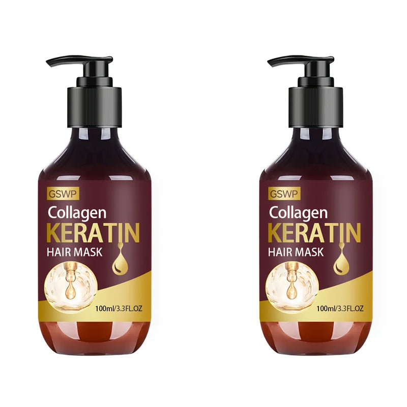 GSWP Collagen Keratin Hair Mask, Suitable for Dry Hair Moisturizing, Thermal Protection, 7in 1 Hair Mask, 100/200mL
