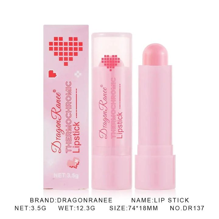 Color Change Lip Balm Natural Makeup Moisturzing Lipstick Temperature Nourishing Shiny Lip Stain Warm Change Lipstick Cosmetics