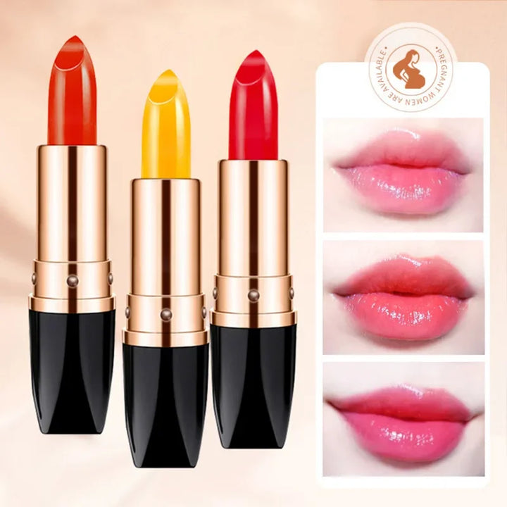 Moisturizing Magic Lip Balm Temperature Changing Color Lasting Nouritious Anti Aging Natural Lipstick Lips Care Makeup Comestic