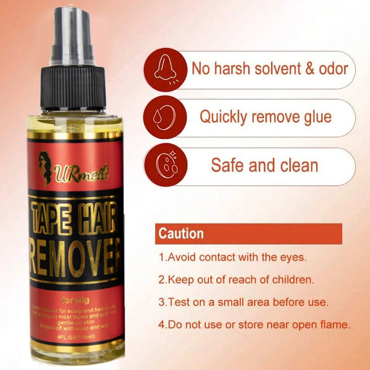 2-piece set  Hair Glue Remover Adhesive Cleaner and Lace Melting Spray and Holding Spray(120ml), Extreme Hold & Glueless