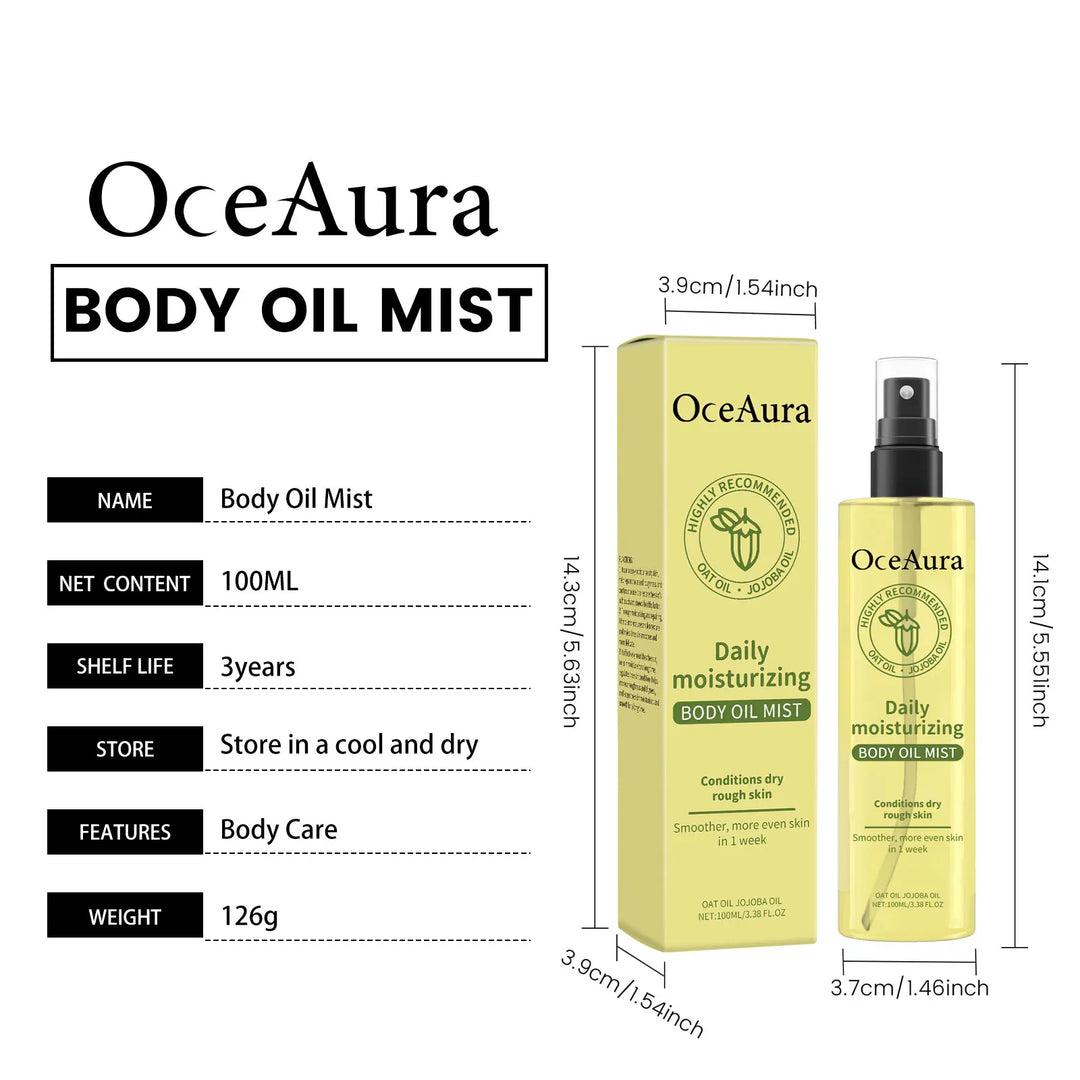OceAura Vitamin E Moisturizing Body Oil Daily Moisturizing Care Body Skin Hydrating Moisturizing  Autumn Winter Season Care