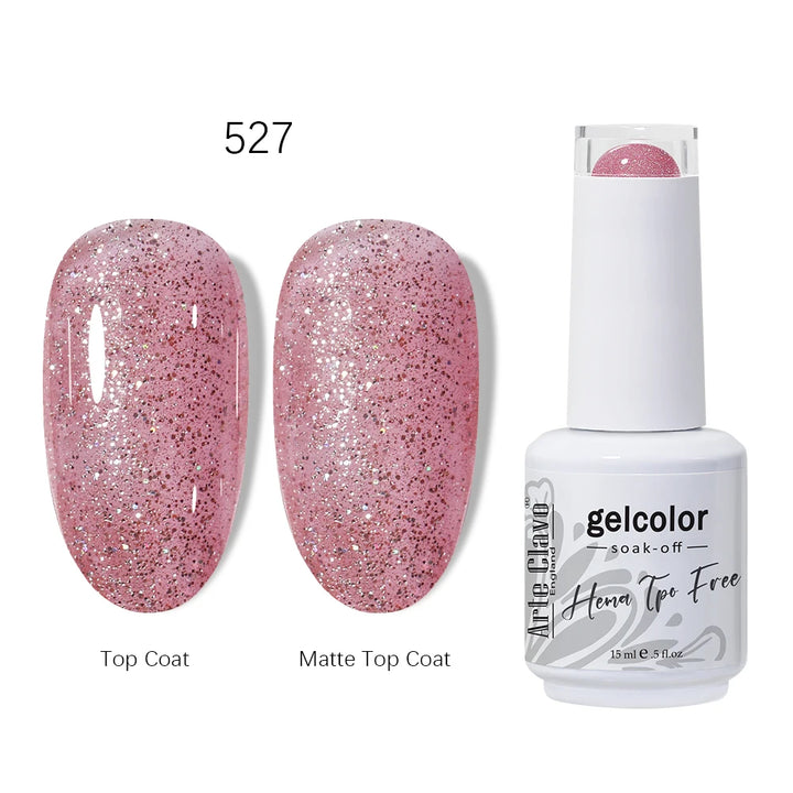 Arte Clavo 15ml HEMA TPO FREE Gel Nail Polish Pink Hybrid Nail Manicure Semi-permanent Enamels Varnish For UV LED Nails Supplies