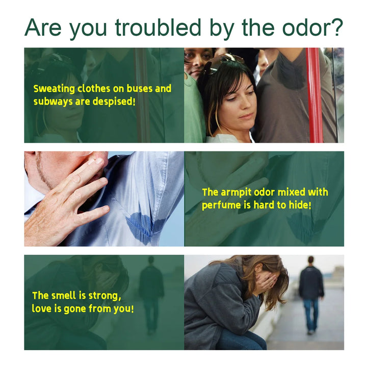 Herbal Essence Deodorant Cream - Anti-Allergic, Long-Lasting Freshness, Moisturizing, Suitable for Armpits and Whole Body, All Skin Color Skin, Portable, Unisex