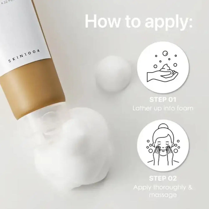 Face Wash Skin1004 Centella Asiatica Facial Cleanser Essence Himalayan Salt Deep Cleansing Foam for Gentle Purifying Refreshing