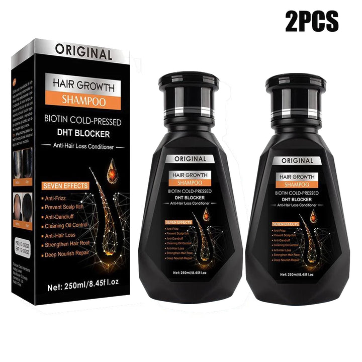 250ML Biotin Shampoo For Hair Growth And Thinning Hair – Ginger Shampoo Thickening Formula For Hair Loss Treatment For Women Men