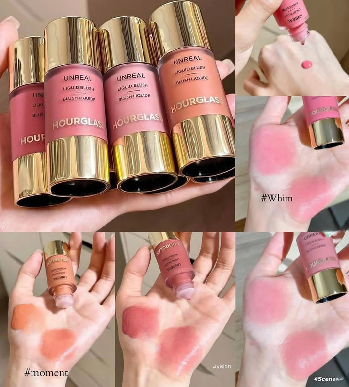 Lasting Natural Liquid Blush 6 Colors Matte Multifunctional Rouge Stick SCENE MOMENT Vision Korean Hourglass Unreal Liquid Blush