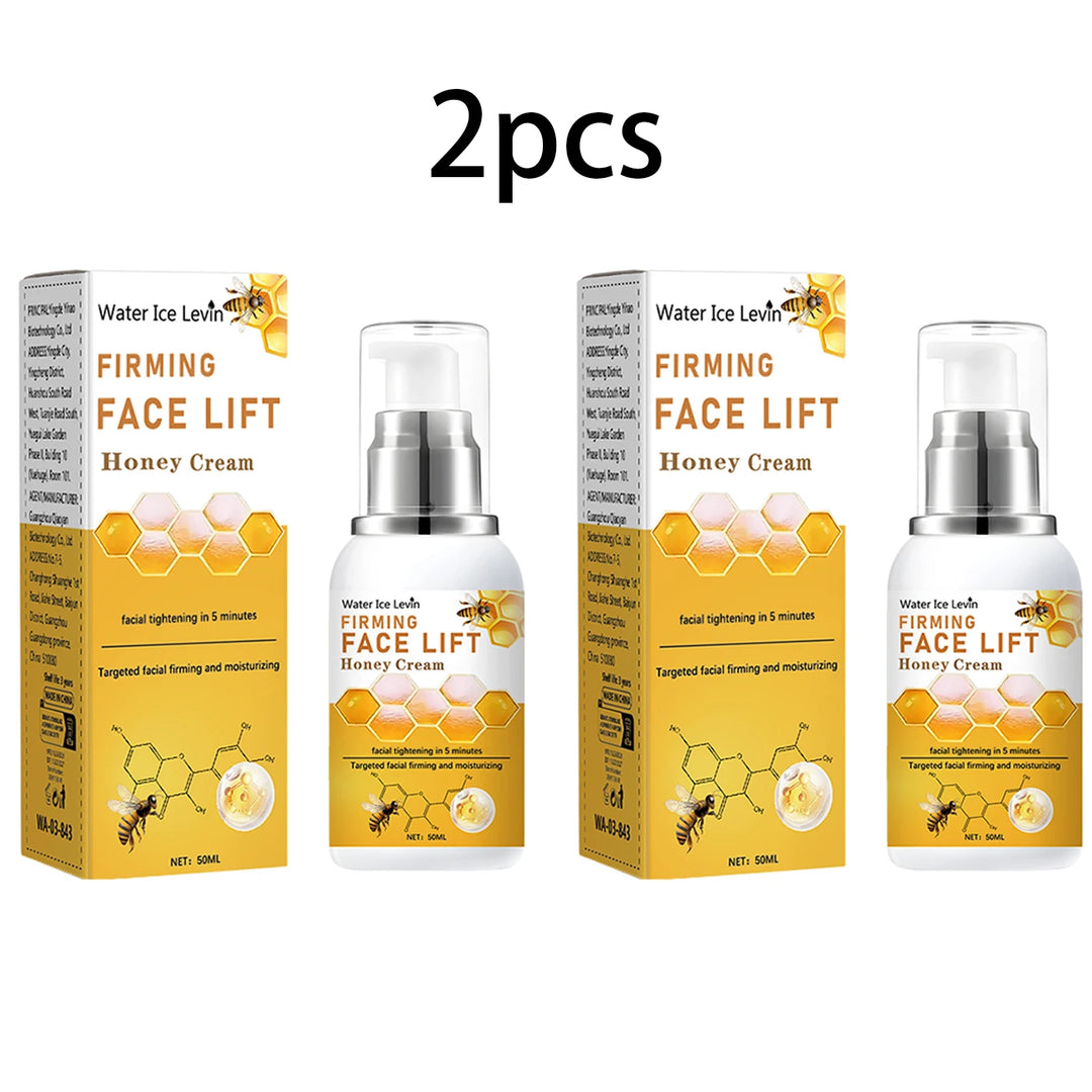 Honey Instant Face Lift & Firm Skin Cream Sustainable Face Lifting Reduces Fine Lines Gentle Moisturizing Care Cream